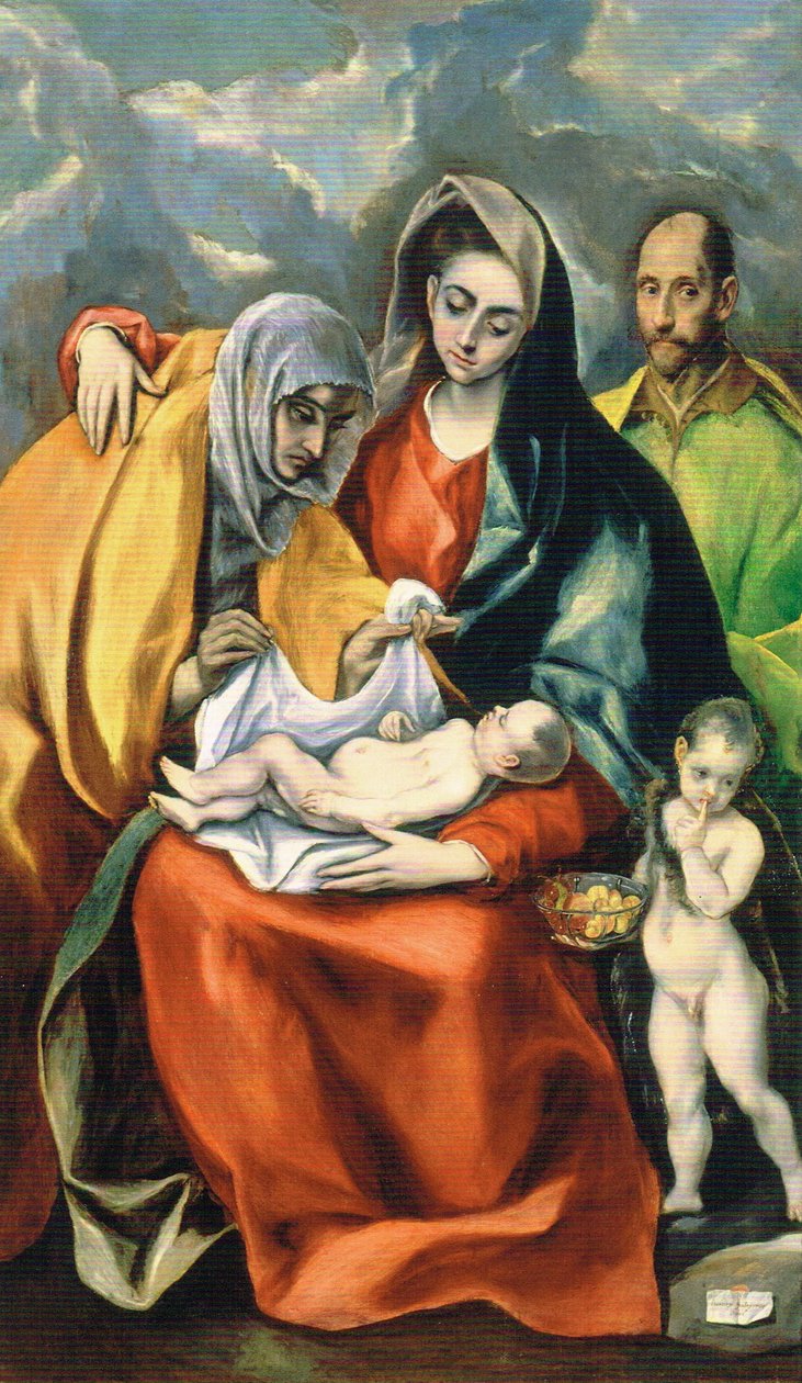 Den hellige familie af El Greco