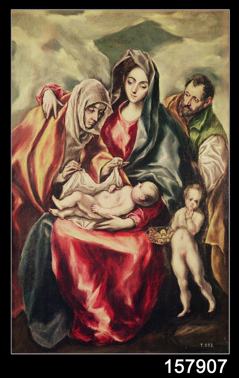 Den hellige familie af El Greco