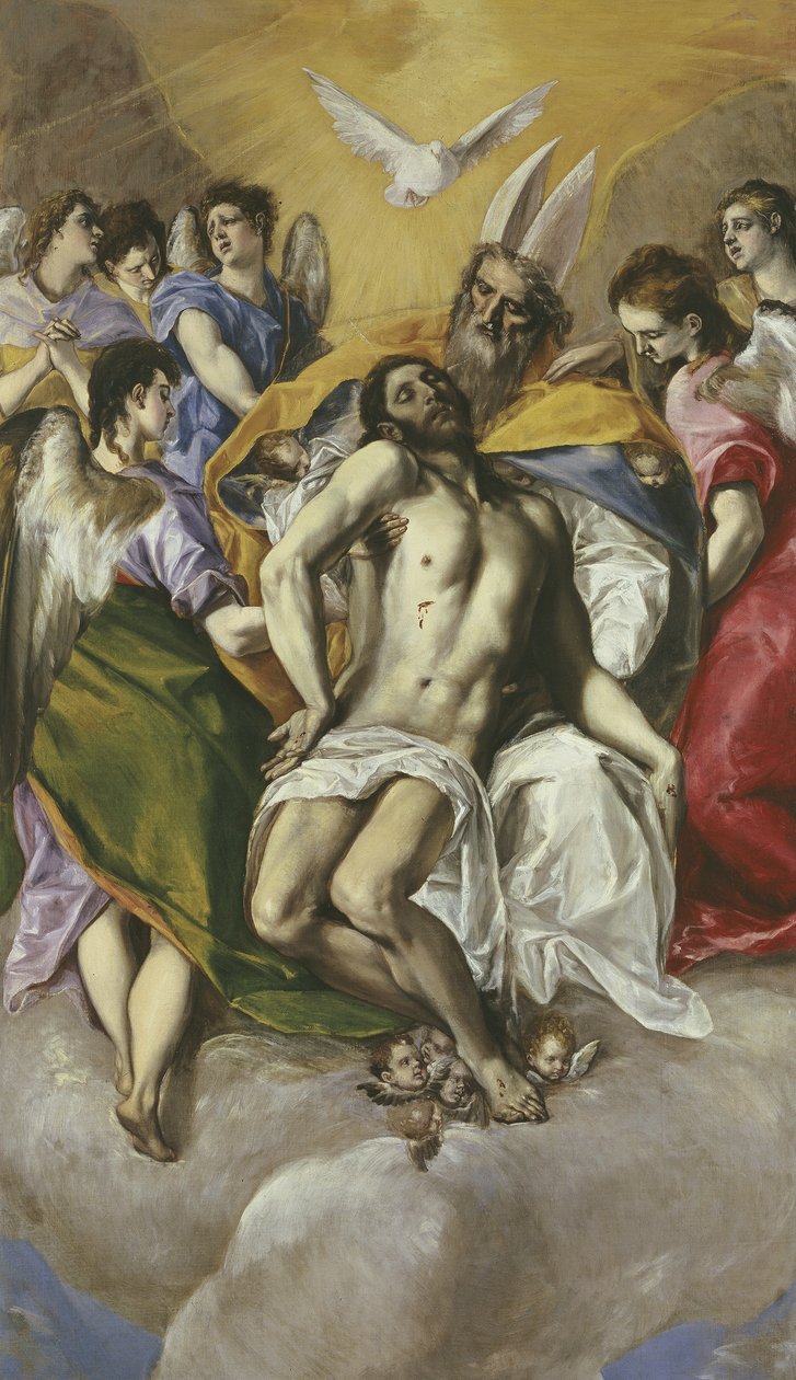 Den hellige treenighed, 1579 af El Greco