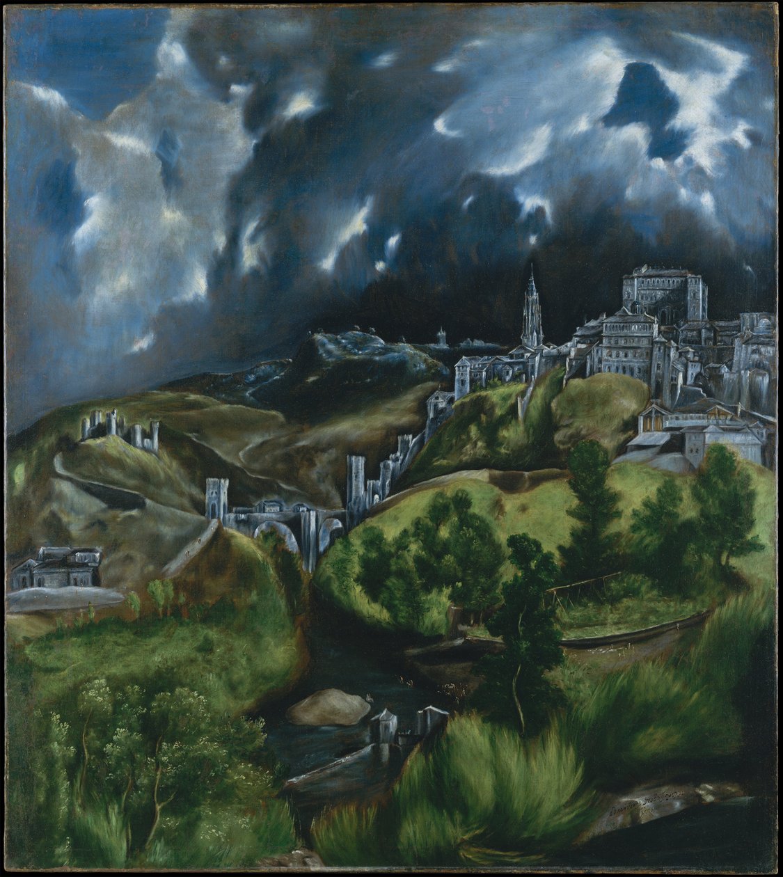 Udsigt over Toledo af El Greco