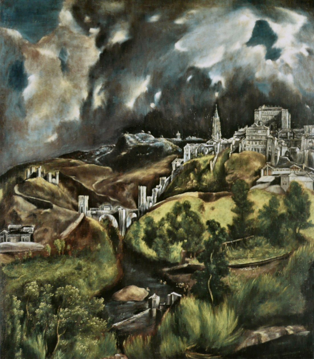 Udsigt over Toledo af El Greco