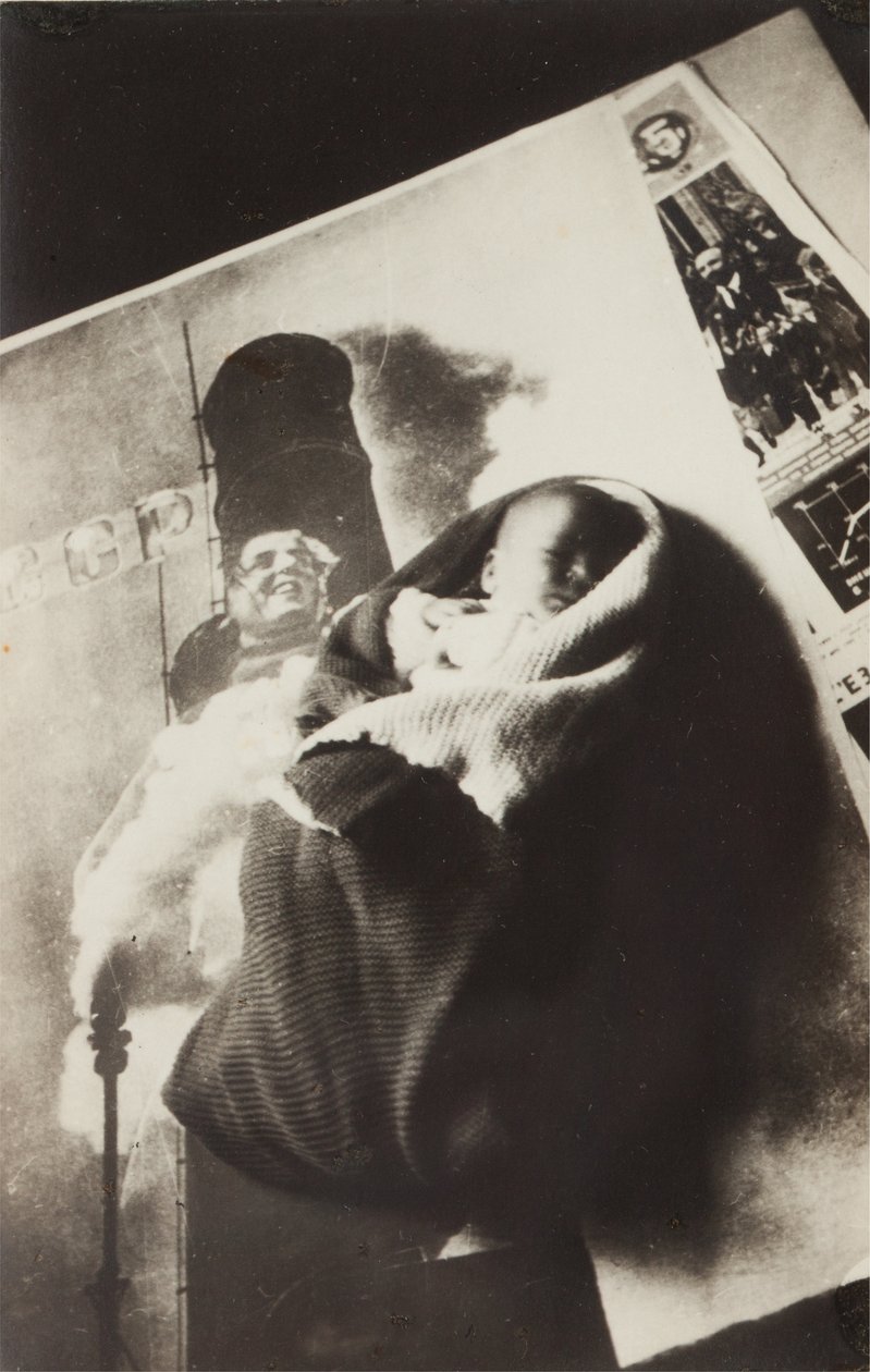 Kunstnerens søns fødselsannonce, 1930. af Eliezer Markowich Lissitzky