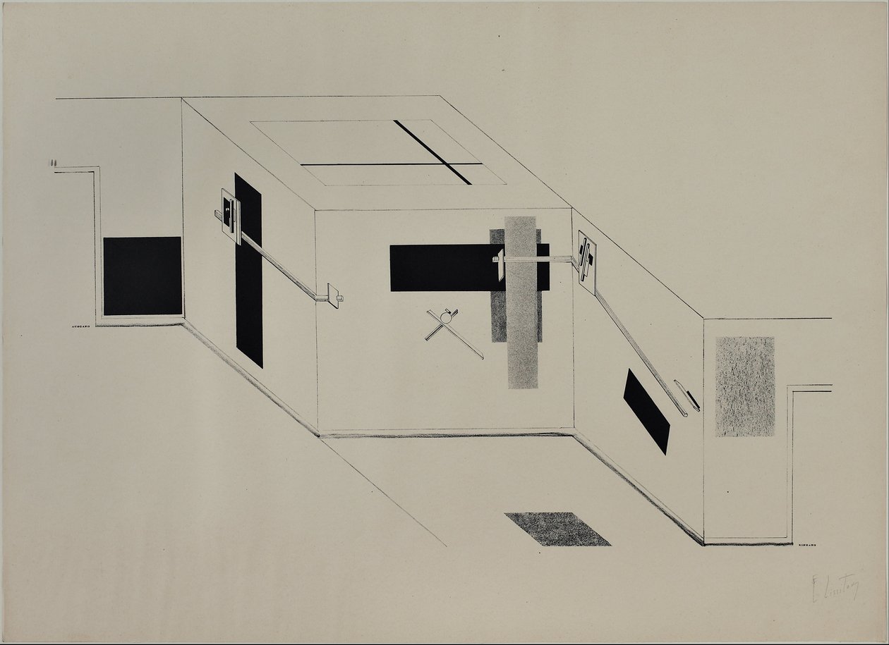 Kestnermappe Proun, Rob. Levnis og Chapman GmbH Hannover -6 af Eliezer Markowich Lissitzky