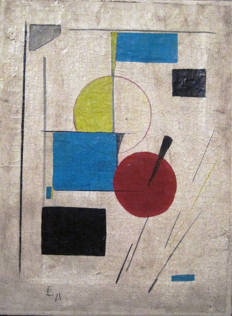 Suprematistisk komposition, 1921 af Eliezer Markowich Lissitzky