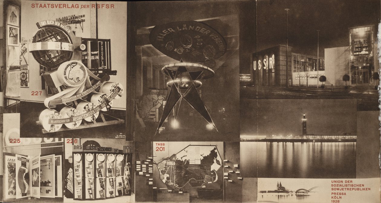 USSR. Katalog over den sovjetiske pavillon på den internationale presseudstilling, Köln, 1928 af Eliezer Markowich Lissitzky