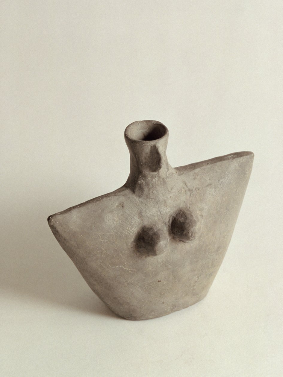 Fartøj i form af en kvinde, fra Shah Tappeh, Astar-abad, Iran, ca. 2. årtusinde f.Kr. (ler) af Elamite