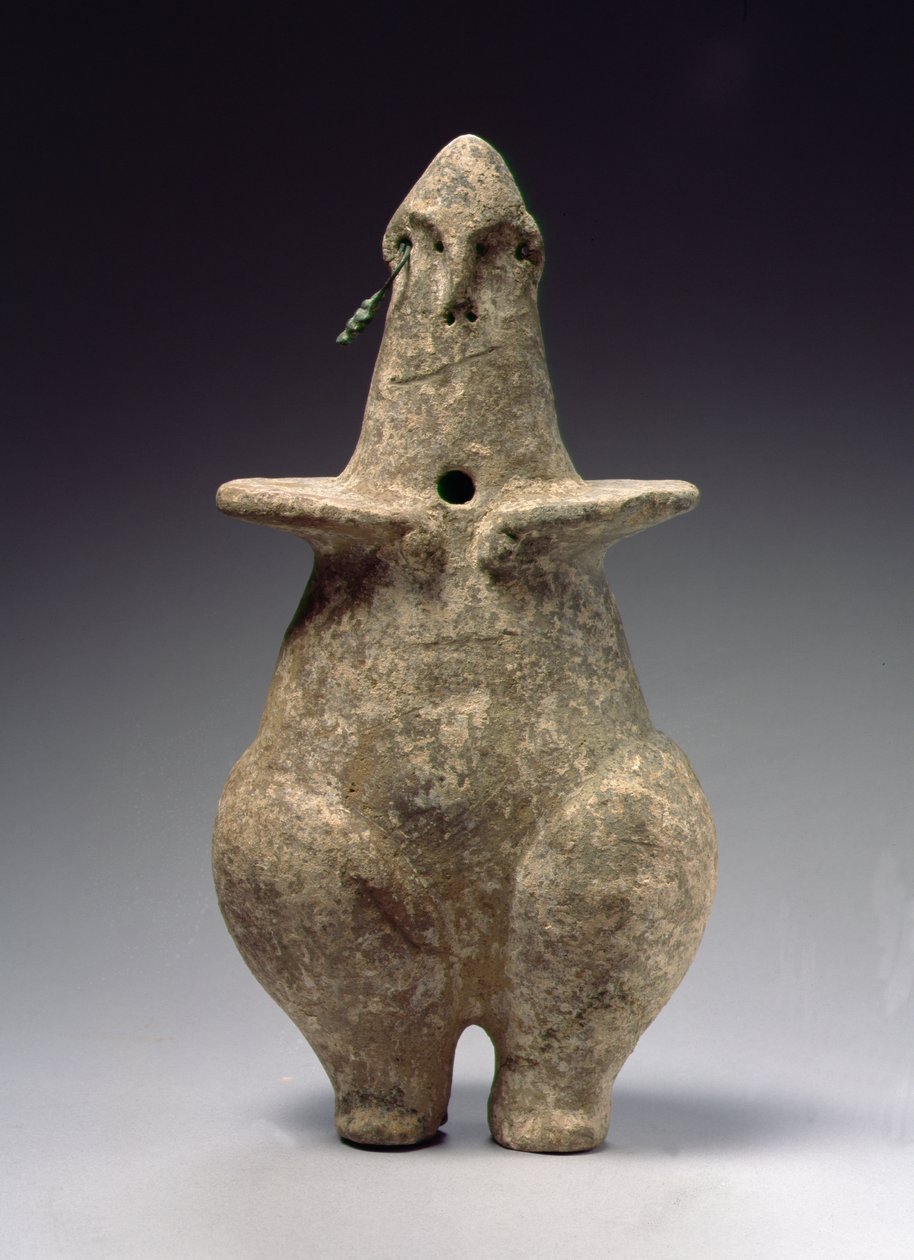 Steatopygot figur, Amlash, sent 2.-tidlig 1. årtusinde f.Kr. (terracotta) af Elamite