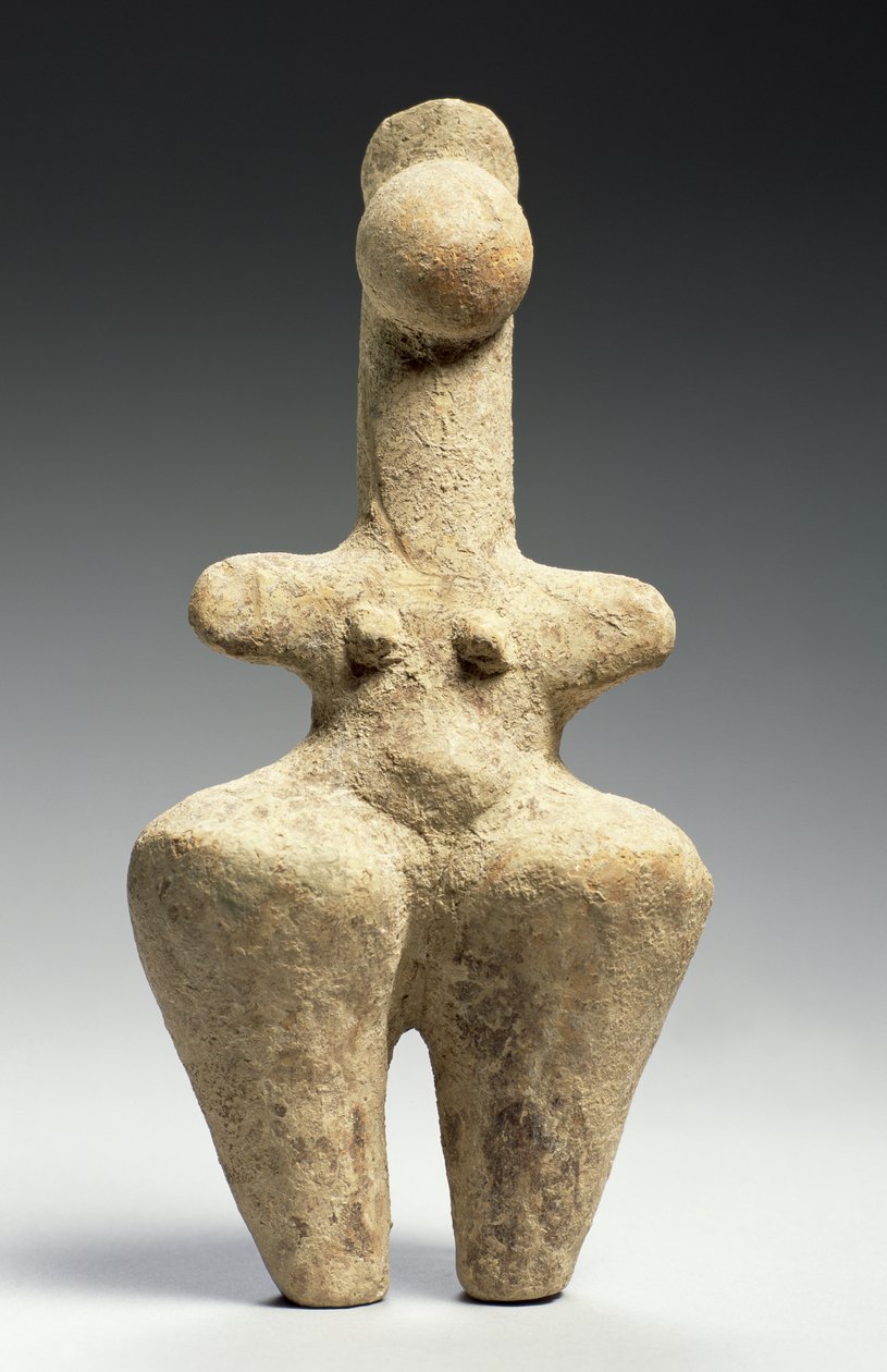 Steatopygot figur, Amlash, sent 2.-tidlig 1. årtusinde f.Kr. (terracotta) af Elamite