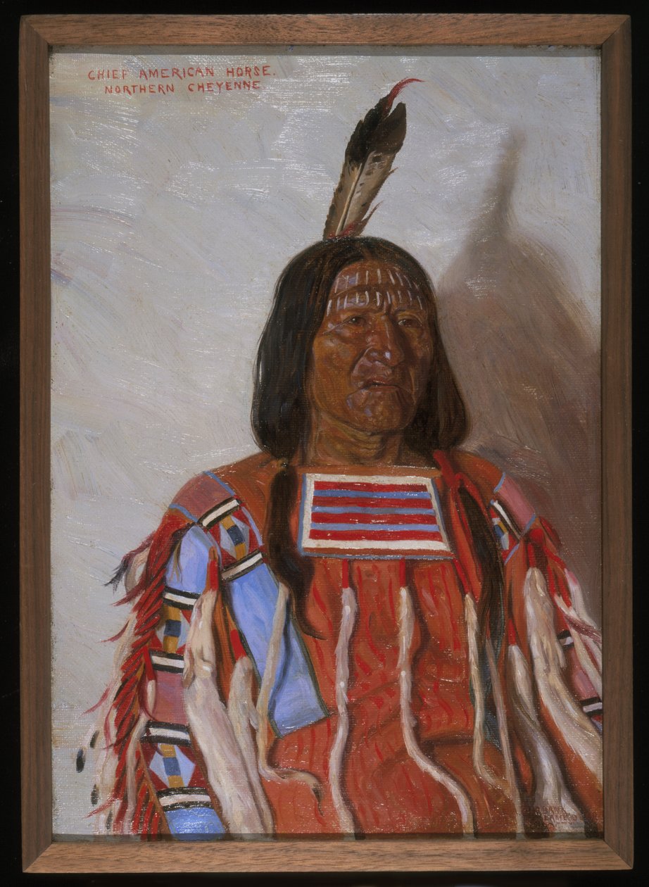 Chief American Horse af Elbridge Ayer Burbank