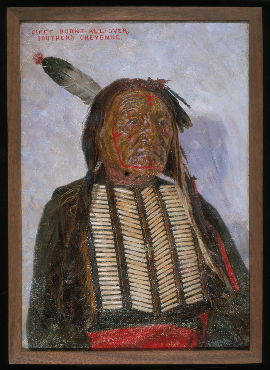 Chief Burnt-All-Over af Elbridge Ayer Burbank