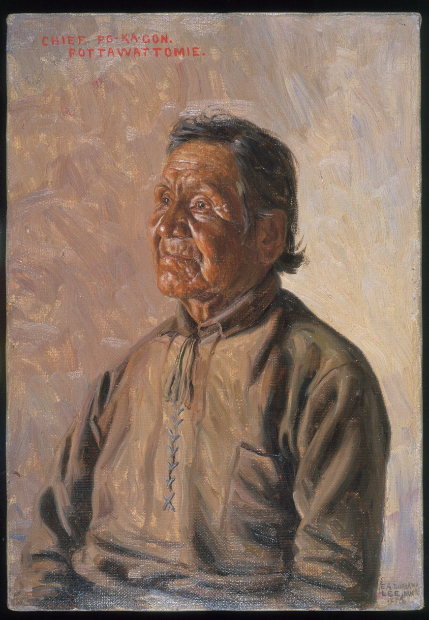 Chief Po-Ka-Gon af Elbridge Ayer Burbank