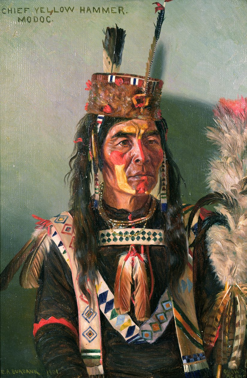 Chief Yellow Hammer af Elbridge Ayer Burbank