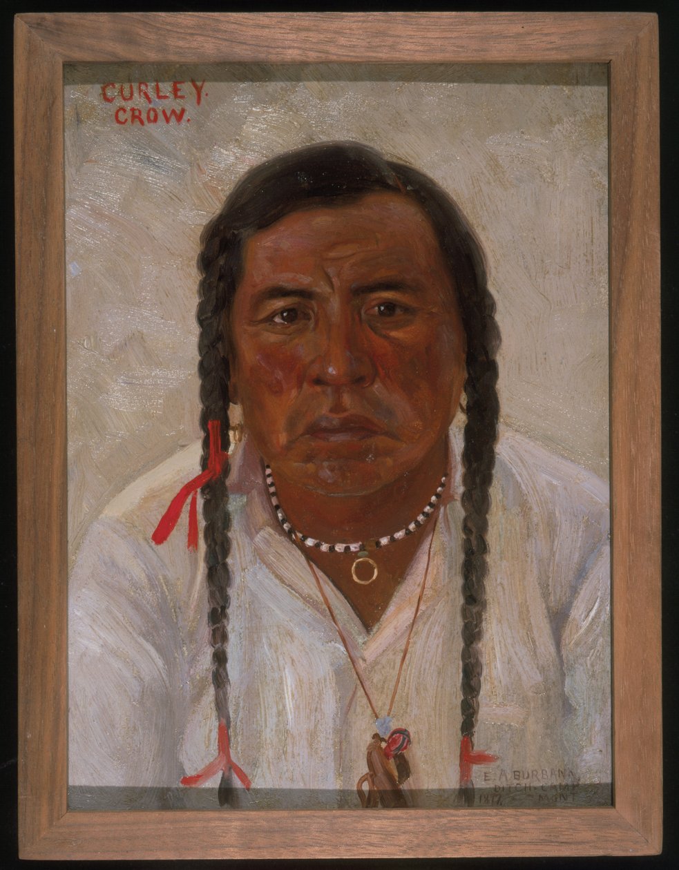 Curley (Ashishishe) 1897 (olie på lærred) af Elbridge Ayer Burbank