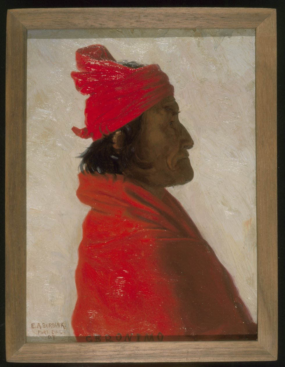 Geronimo (olie på lærred) af Elbridge Ayer Burbank