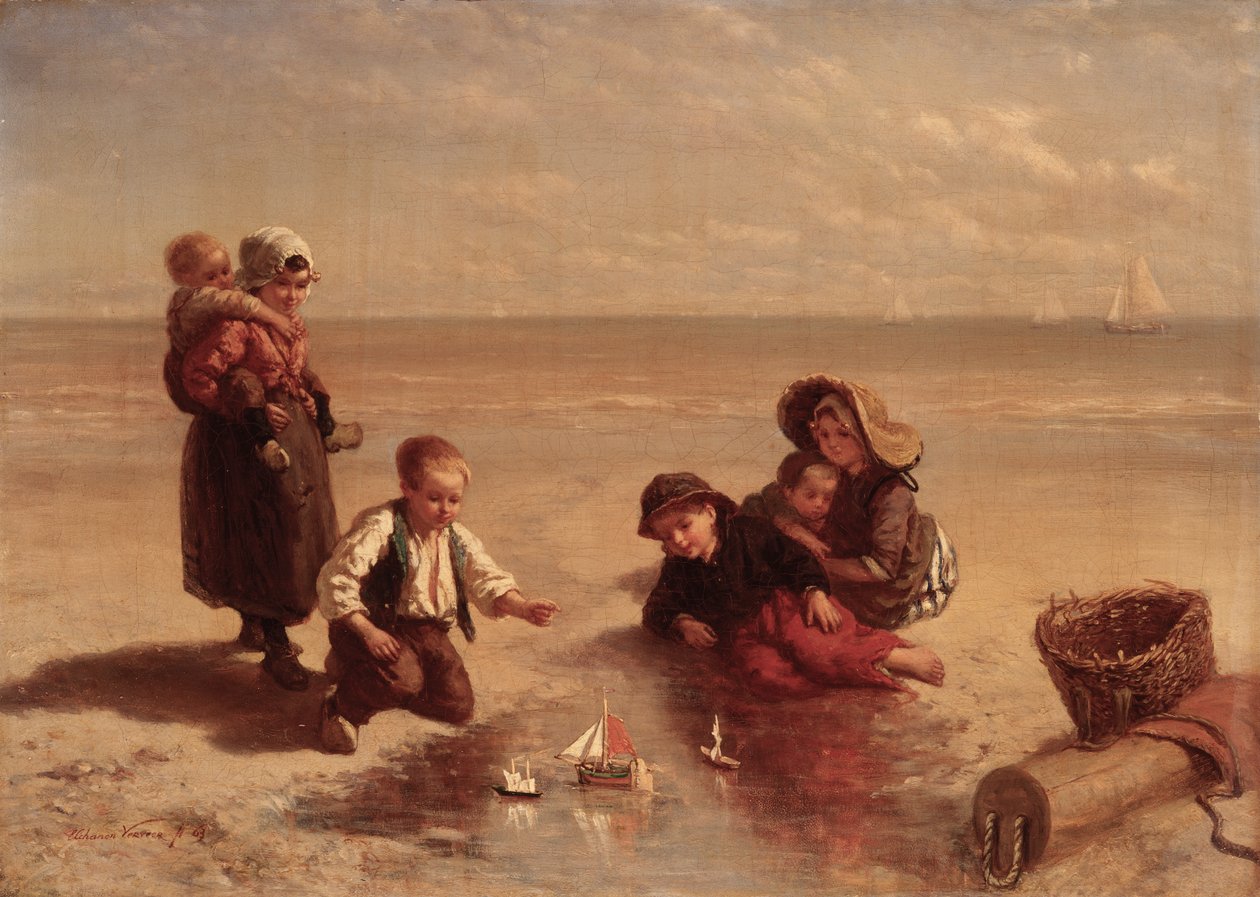 Sjov på stranden af Elchanon Verveer