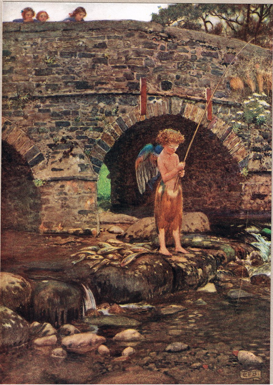 A Blind Child, illustration fra 