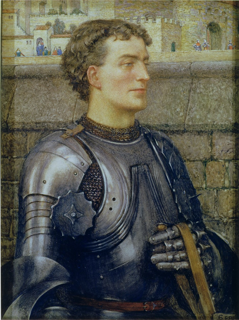 En Ridder i rustning af Eleanor Fortescue Brickdale
