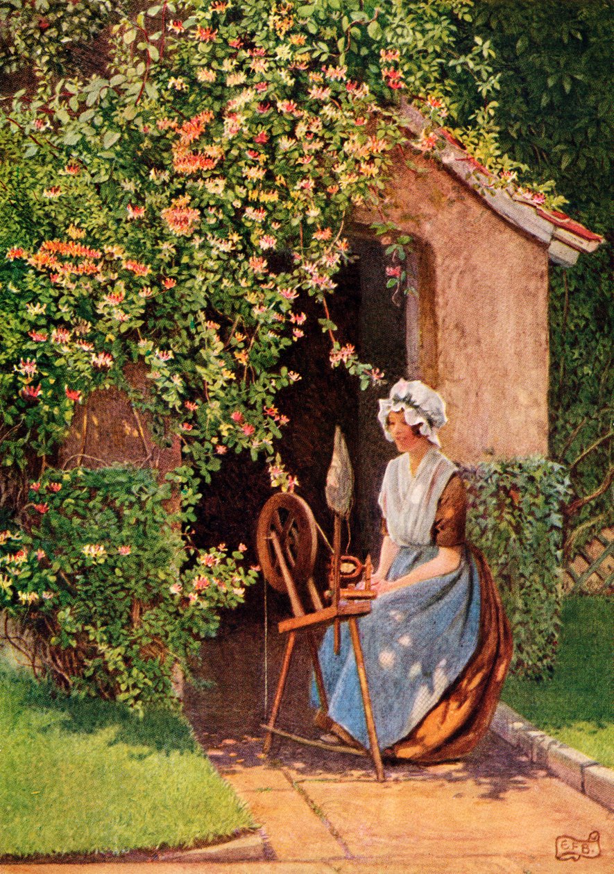 Illustration til digtet A Wish af Rogers, fra bogen 