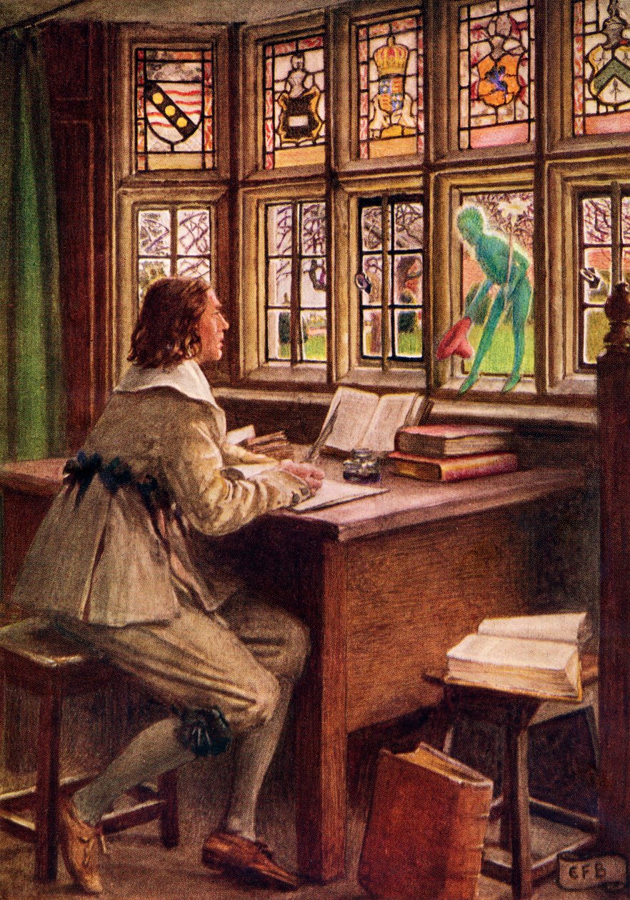 Illustration til digtet Madrigal af Shakespeare, fra bogen 