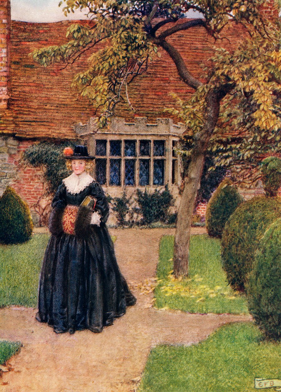 Illustration til digtet The Poetry of Dress af Herrick, fra bogen 