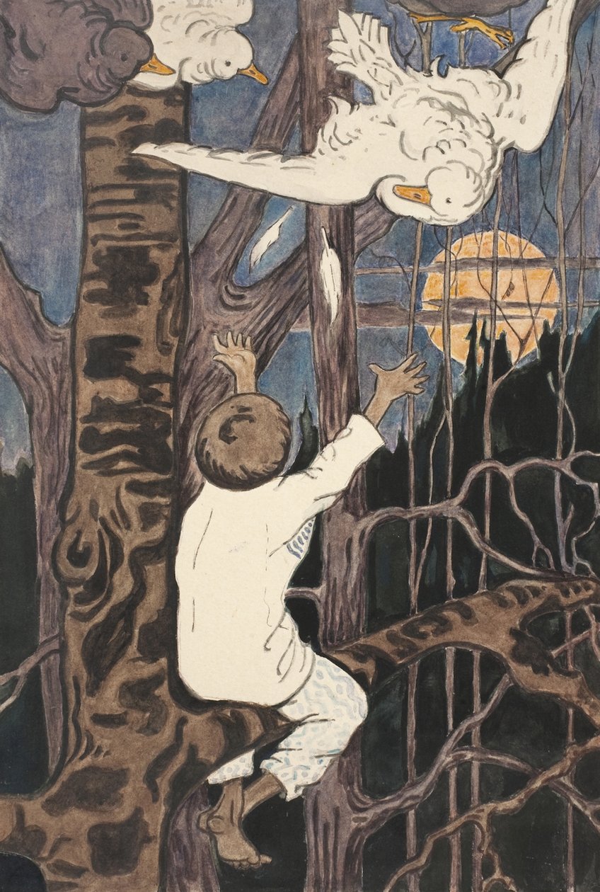Illustration til fortællingen Synko-Philipko, 1890