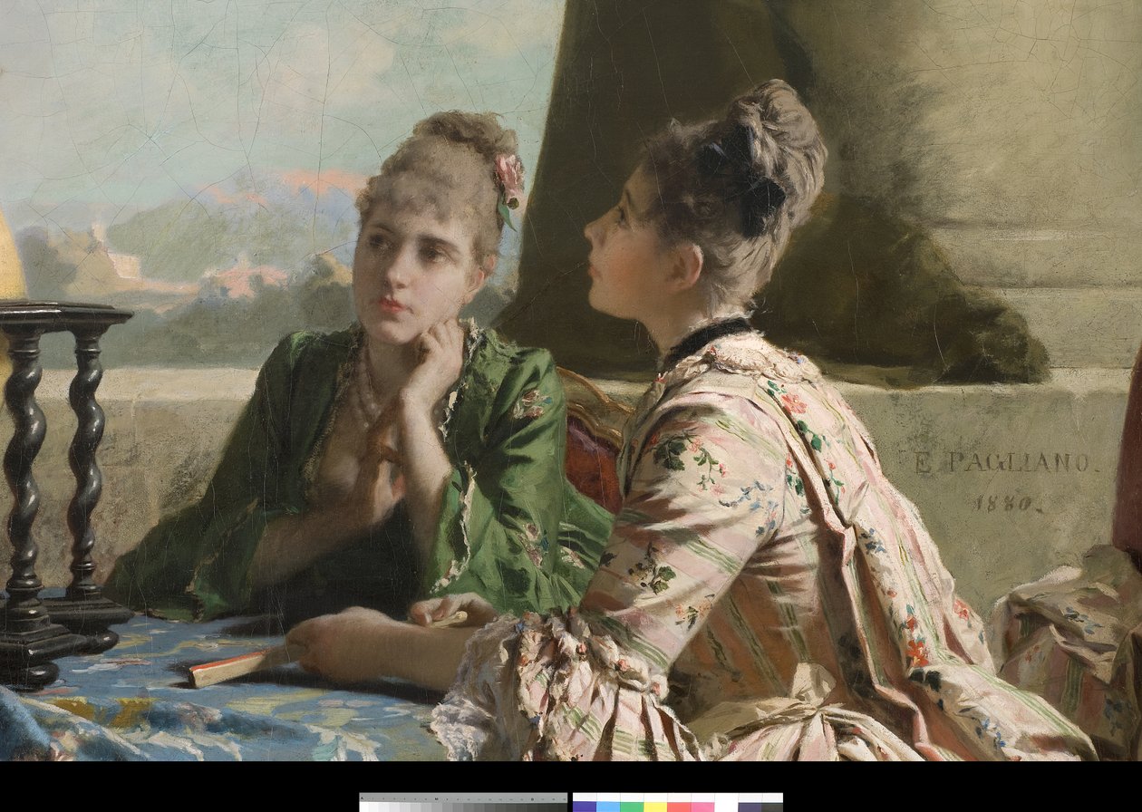 Geografi lektionen, 1880 af Eleuterio Pagliano