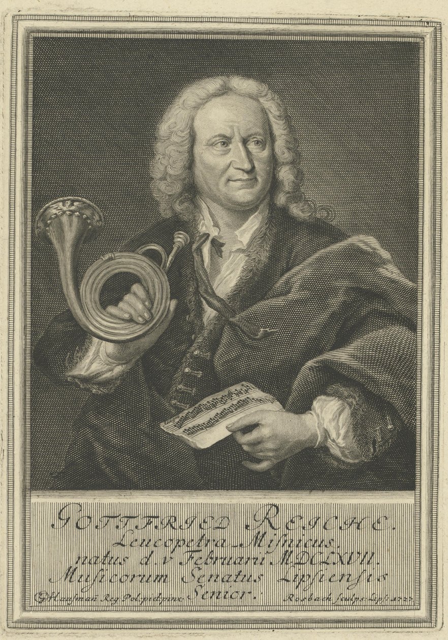 Gottfried Reiche af Elias Gottleib Haussmann