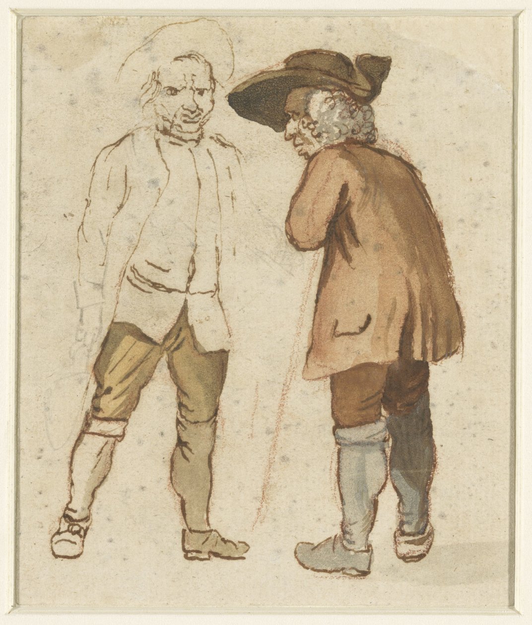 To gamle bønder i samtale af Elias Martin (possibly)