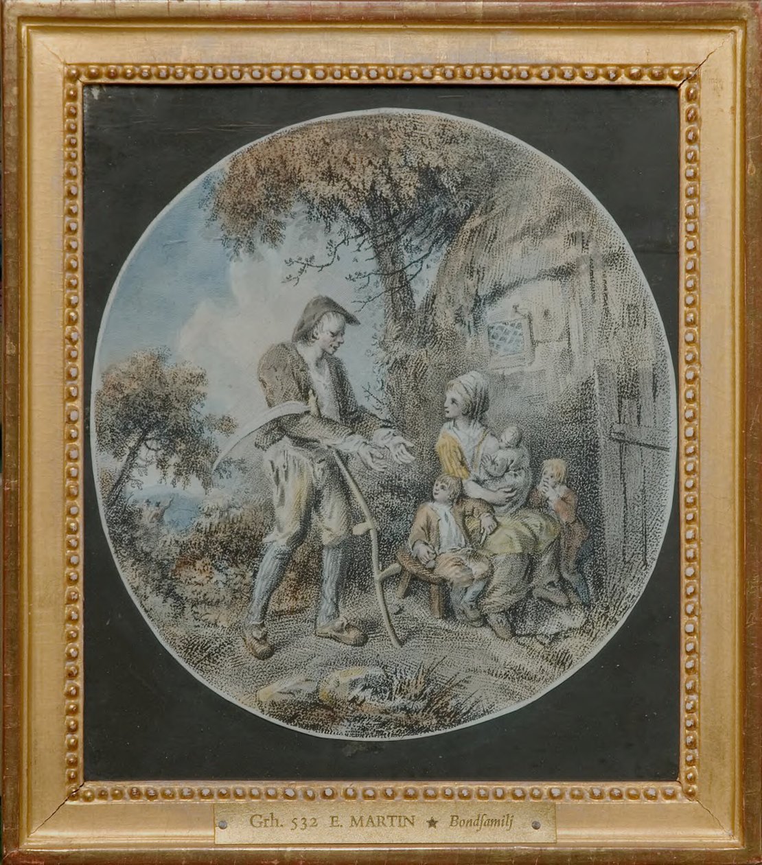 Bauernfamilie af Elias Martin