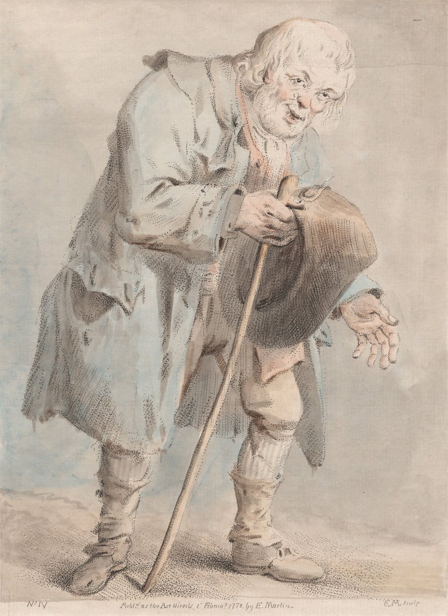 Gammel tiggermand af Elias Martin