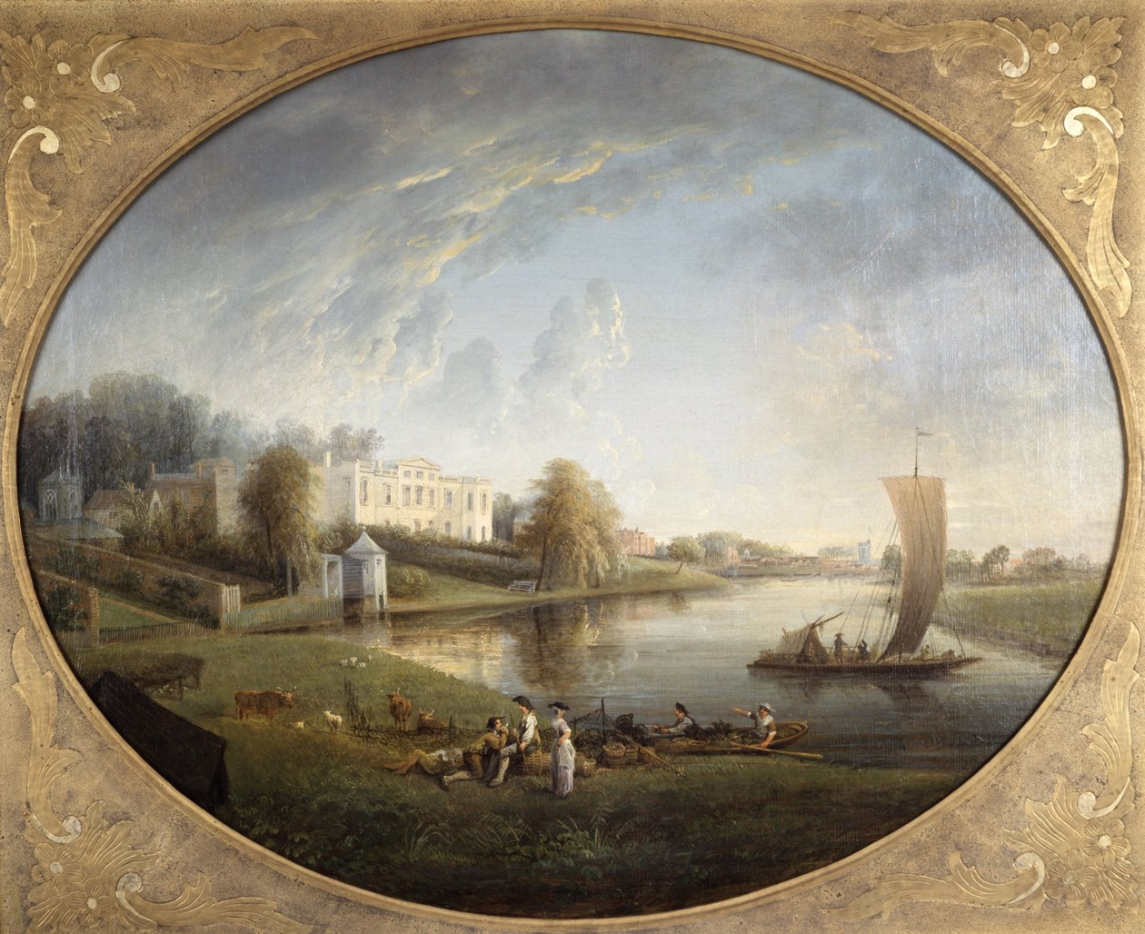 Pope House i Twickenham af Elias Martin
