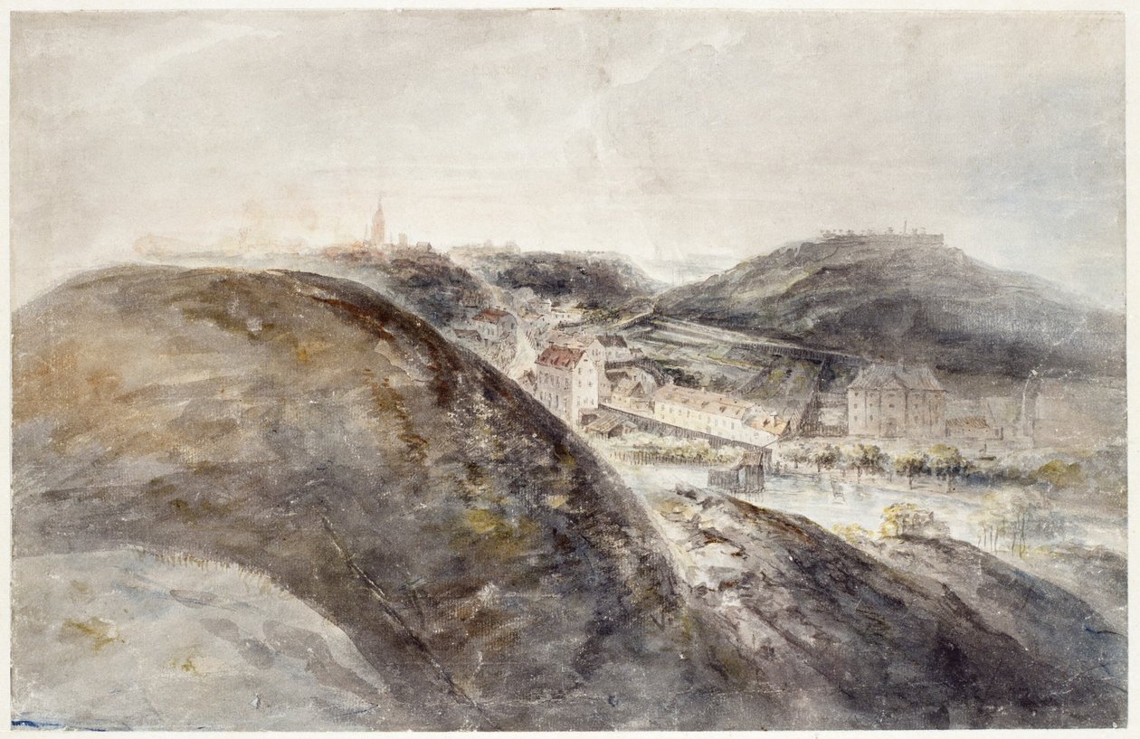 Udsigt over Södermalm af Elias Martin