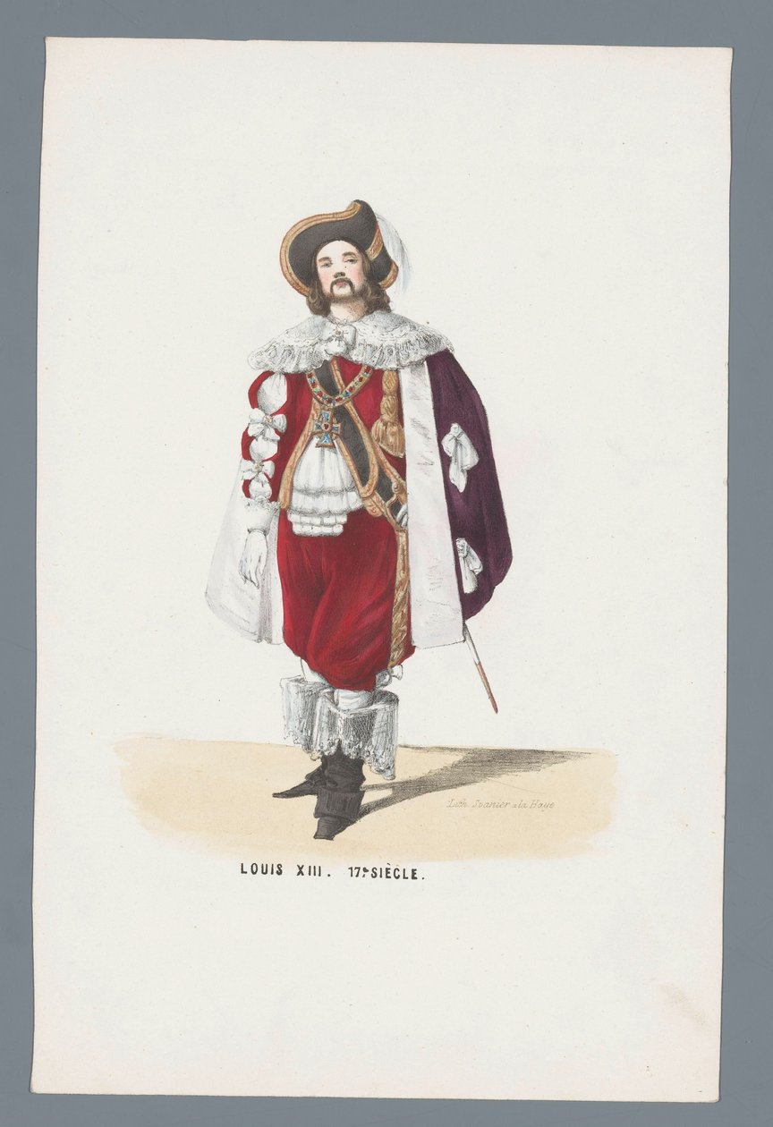 Ludvig XIII. 17e Siècle (titel på objekt) af Elias Spanier
