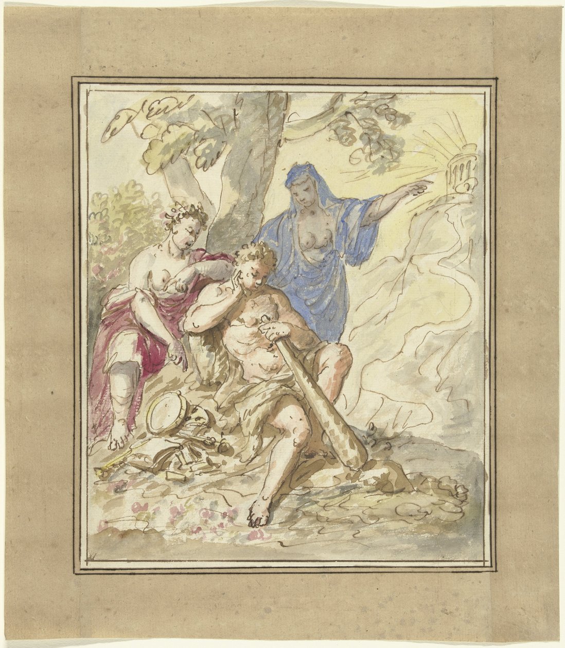 Hercules på Crossrong af Elias van Nijmegen