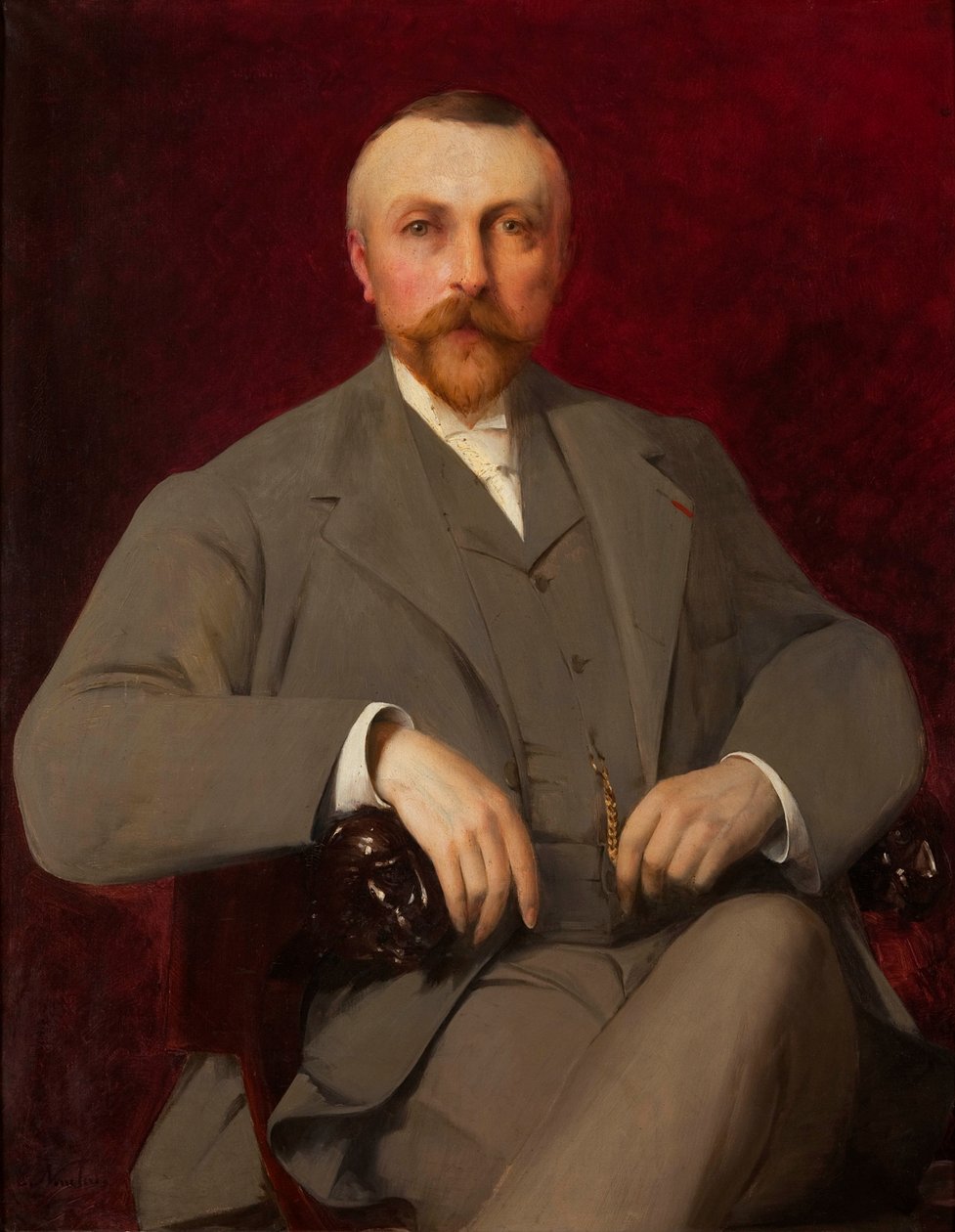 Portræt af Paul Marmottan, 1898 af Elie Nonclercq