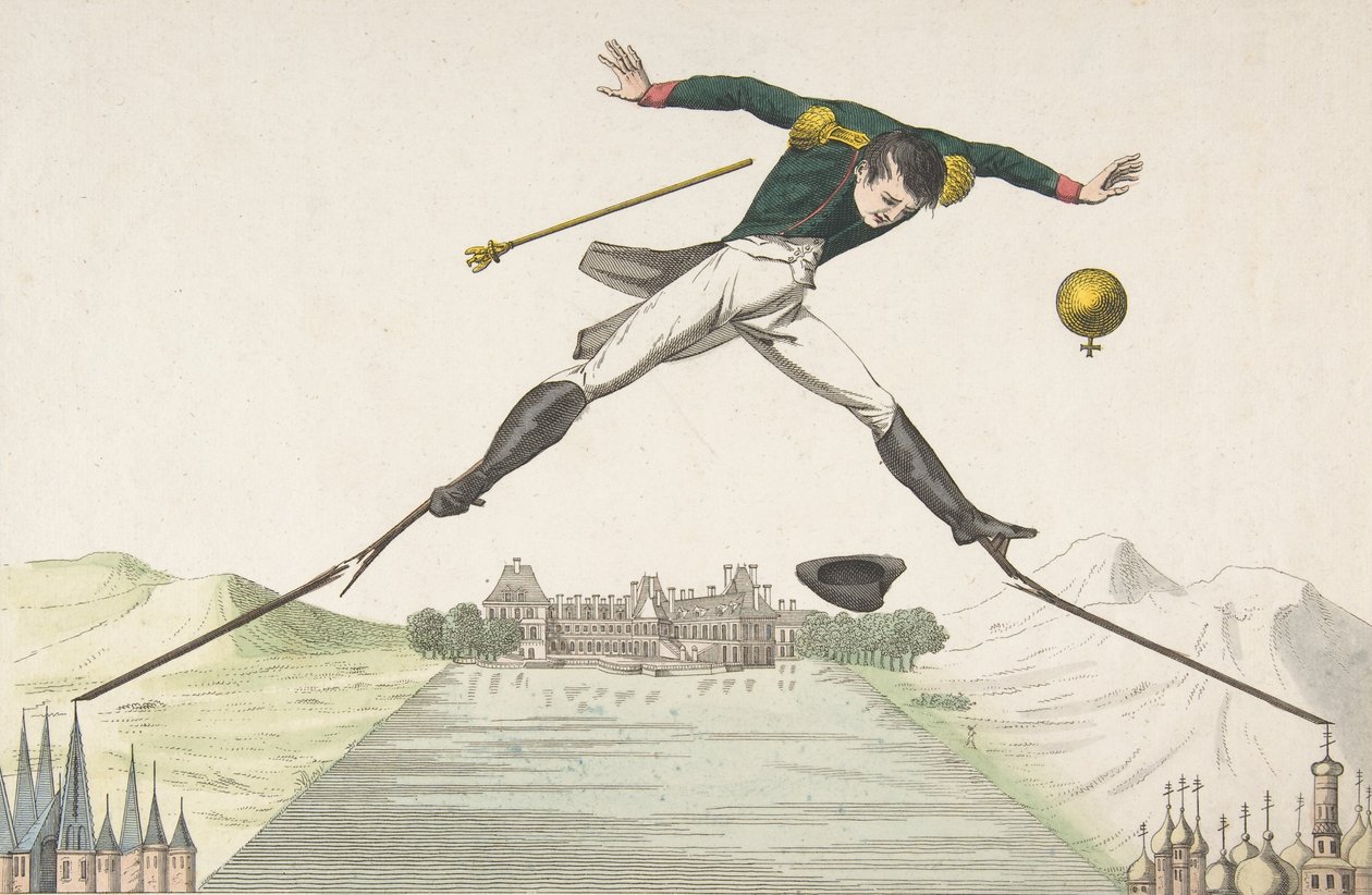 Fra top til bund, eller årsag og virkning fra top til bund...eller årsager og virkninger..., april 1814. af Elie