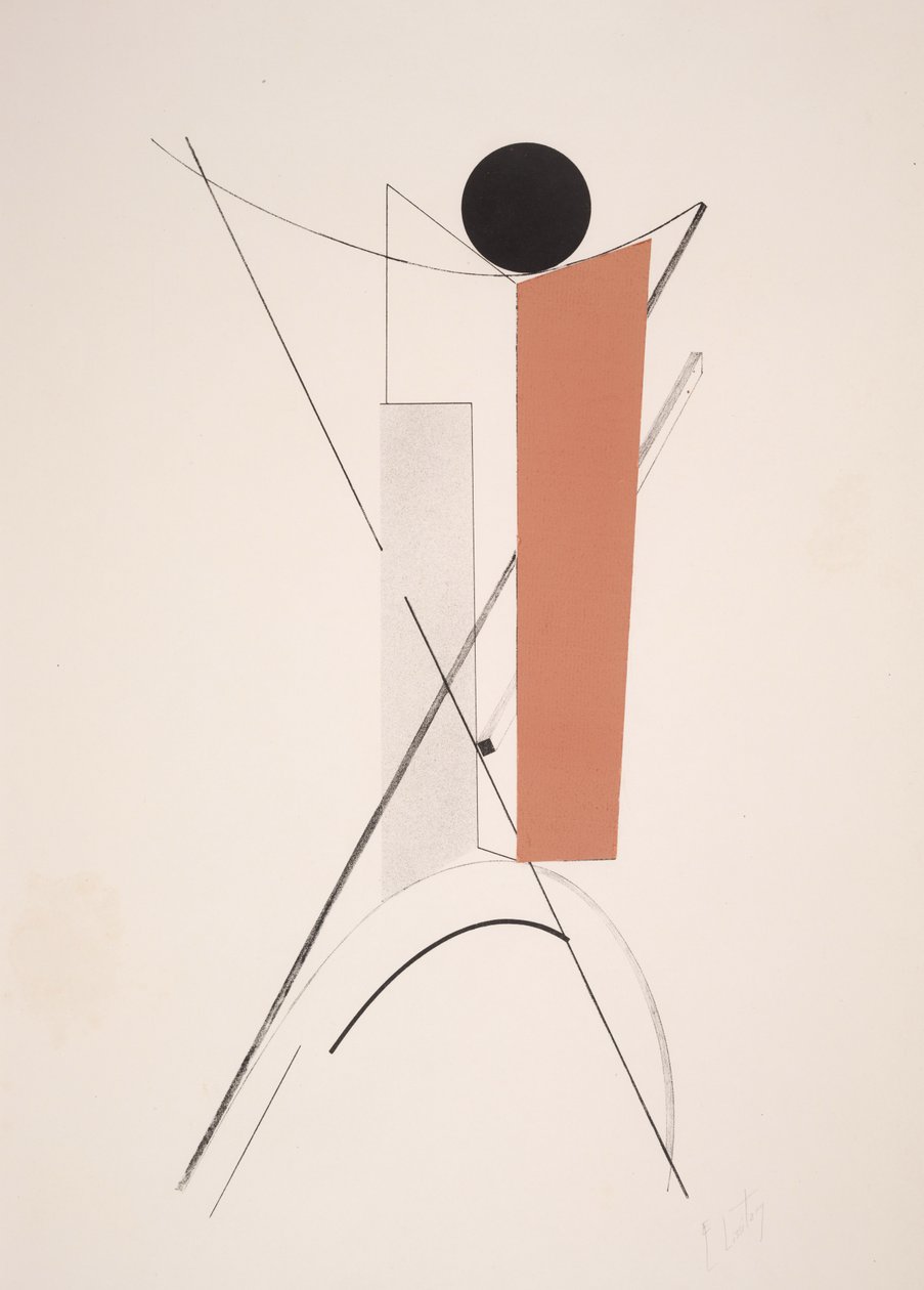 Uden titel af Eliezer Markowich Lissitzky