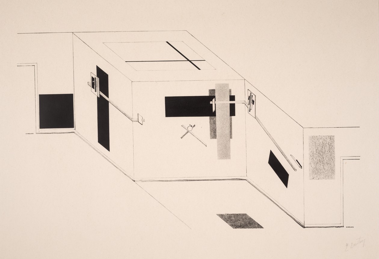 Uden titel af Eliezer Markowich Lissitzky