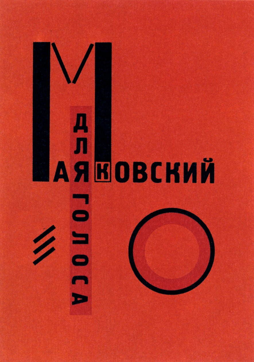 Dlia Golosa For the Voice, Berlin, 1923 af Eliezer Markowich Lissitzky