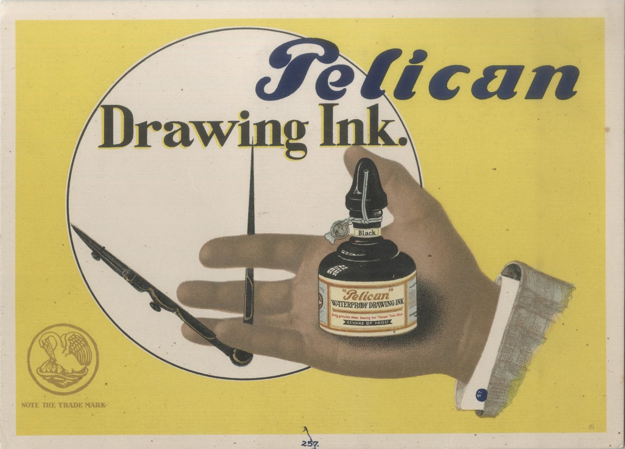 Pelikan blæk af Eliezer Markowich Lissitzky