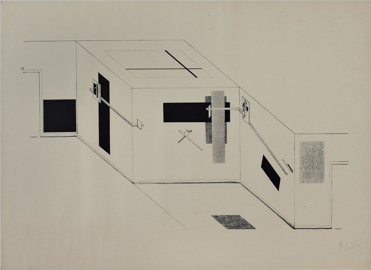 Proun af Eliezer Markowich Lissitzky