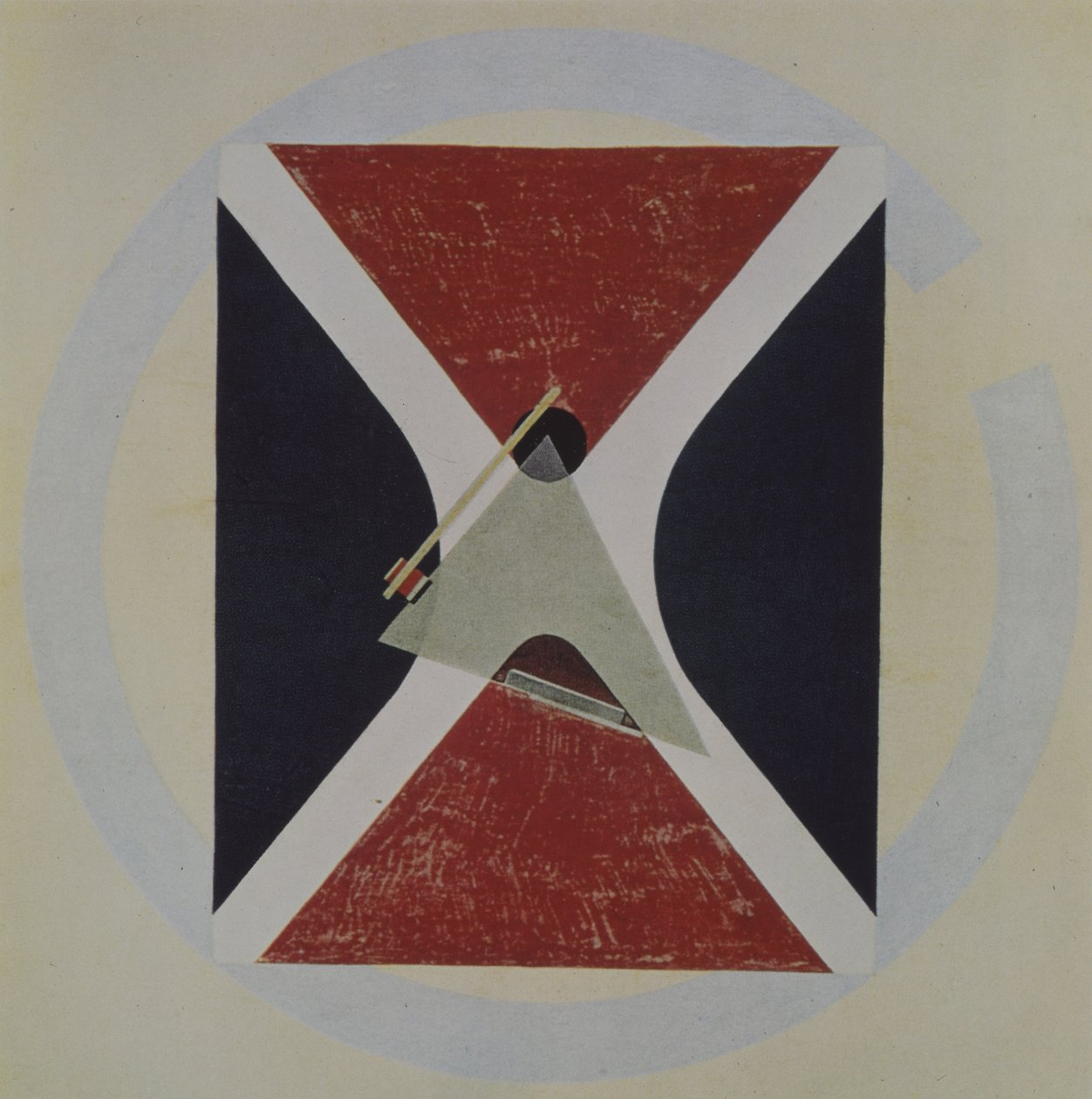 Proun 43, 1924 af Eliezer Markowich Lissitzky