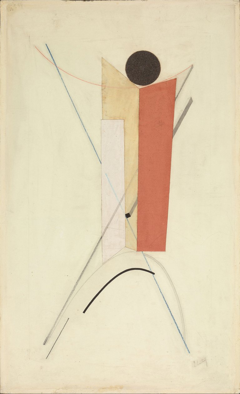 Proun 43 Variant, c.1922. af Eliezer Markowich Lissitzky