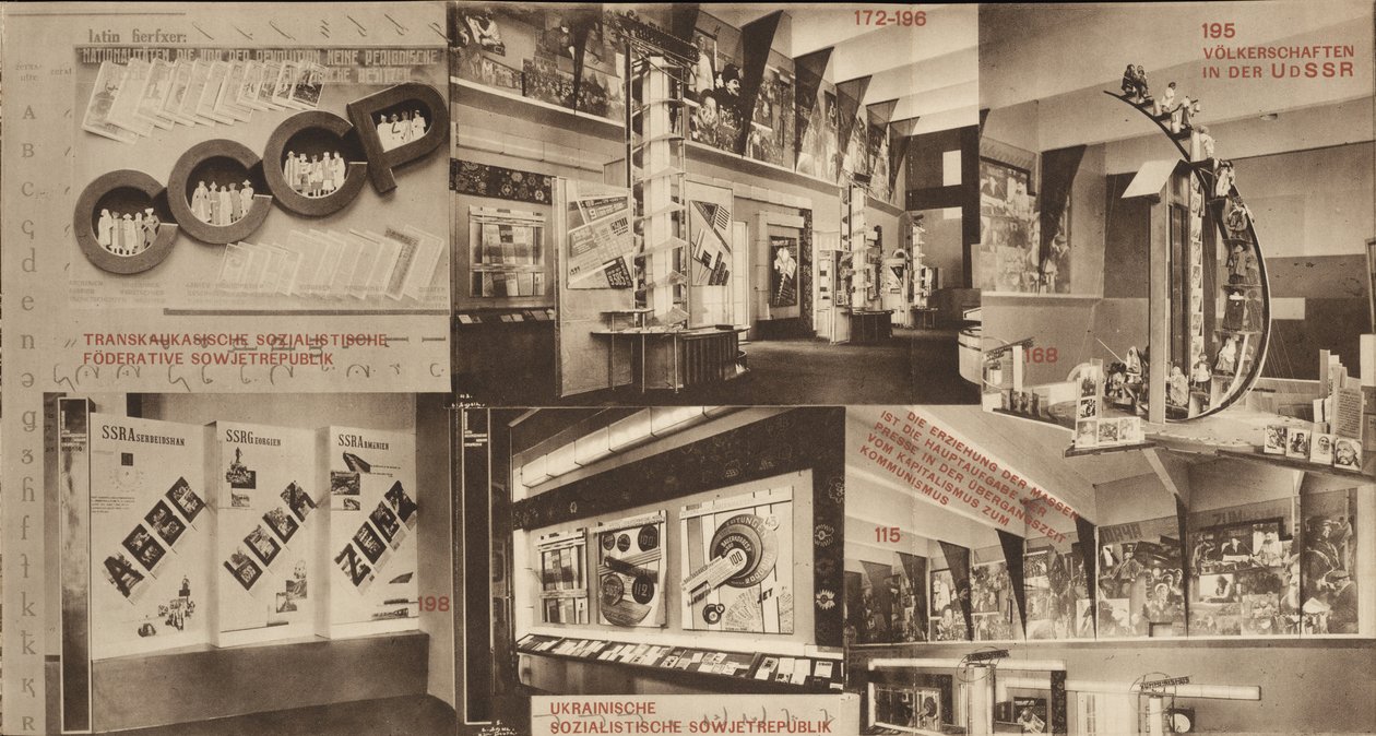 USSR. Katalog over den sovjetiske pavillon på den internationale presseudstilling, Köln, 1928 af Eliezer Markowich Lissitzky