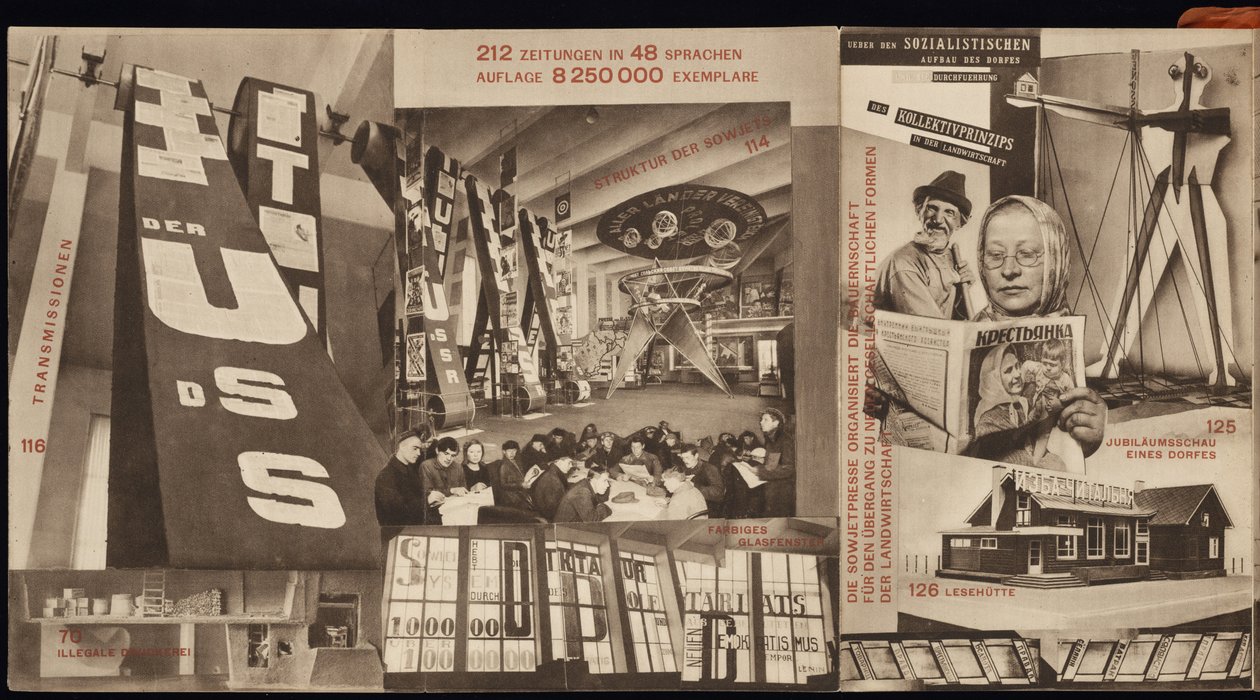 USSR. Katalog over den sovjetiske pavillon på den internationale presseudstilling, Köln, 1928 af Eliezer Markowich Lissitzky
