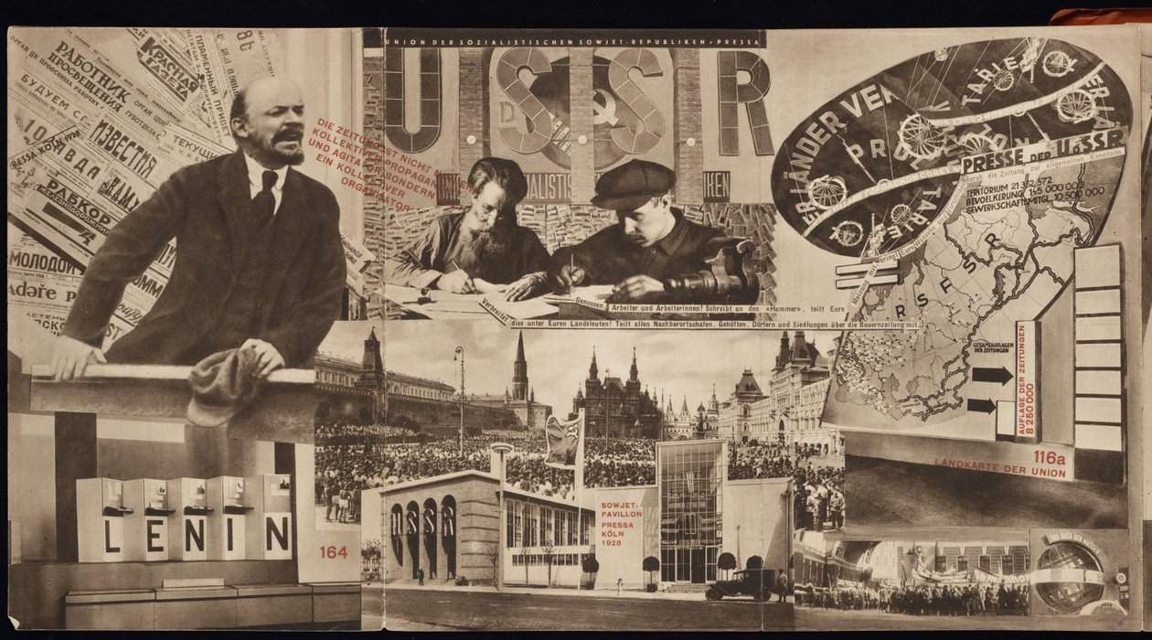 USSR. Katalog over den sovjetiske pavillon på den internationale presseudstilling, Köln, 1928 af Eliezer Markowich Lissitzky