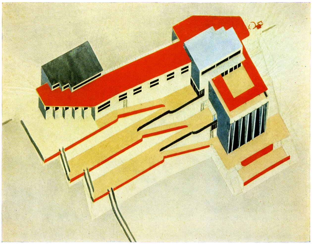 Yachtklub af Eliezer Markowich Lissitzky