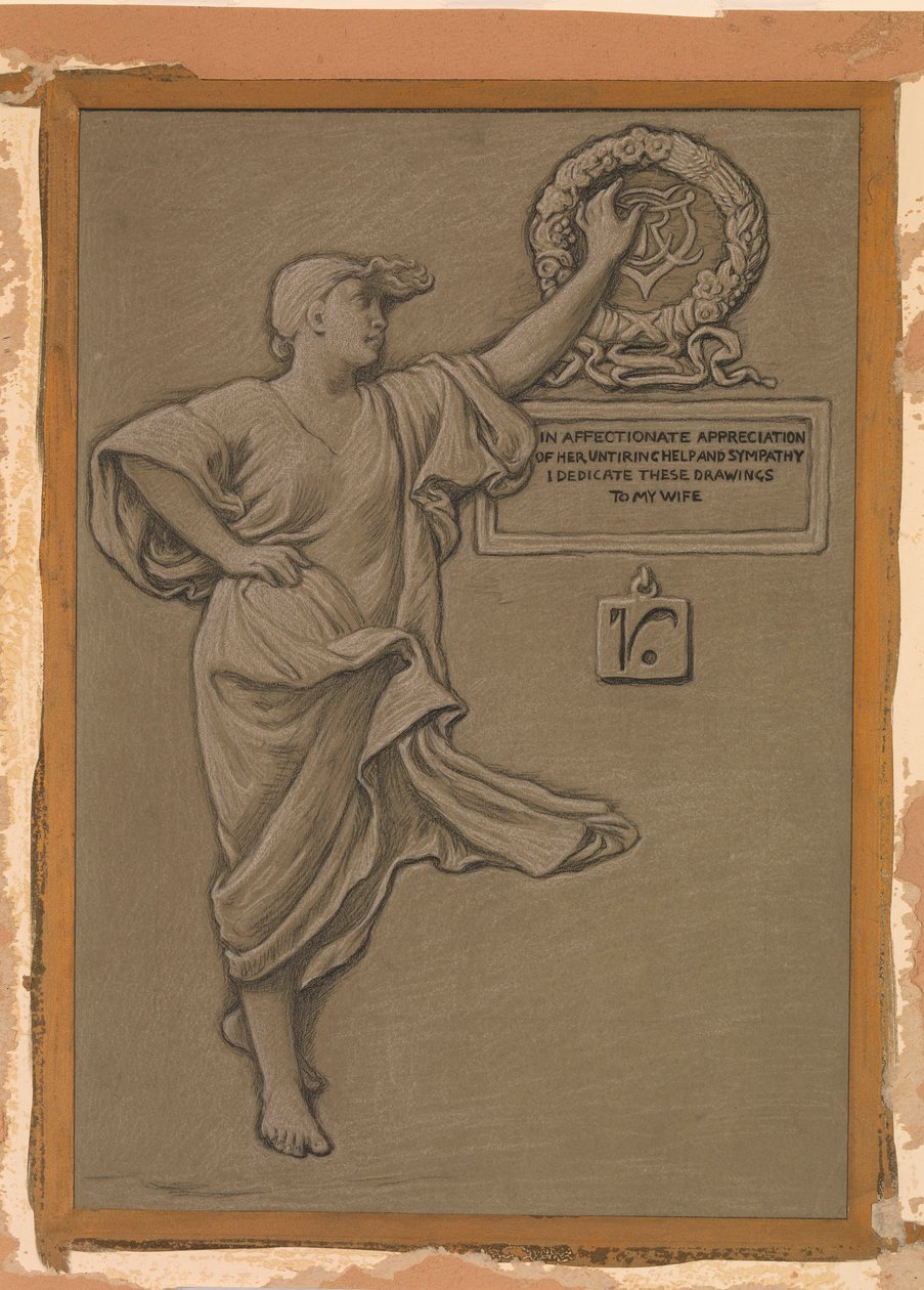 (Illustration til Rubáiyát af Omar Khayyám) Indvielse af Elihu Vedder