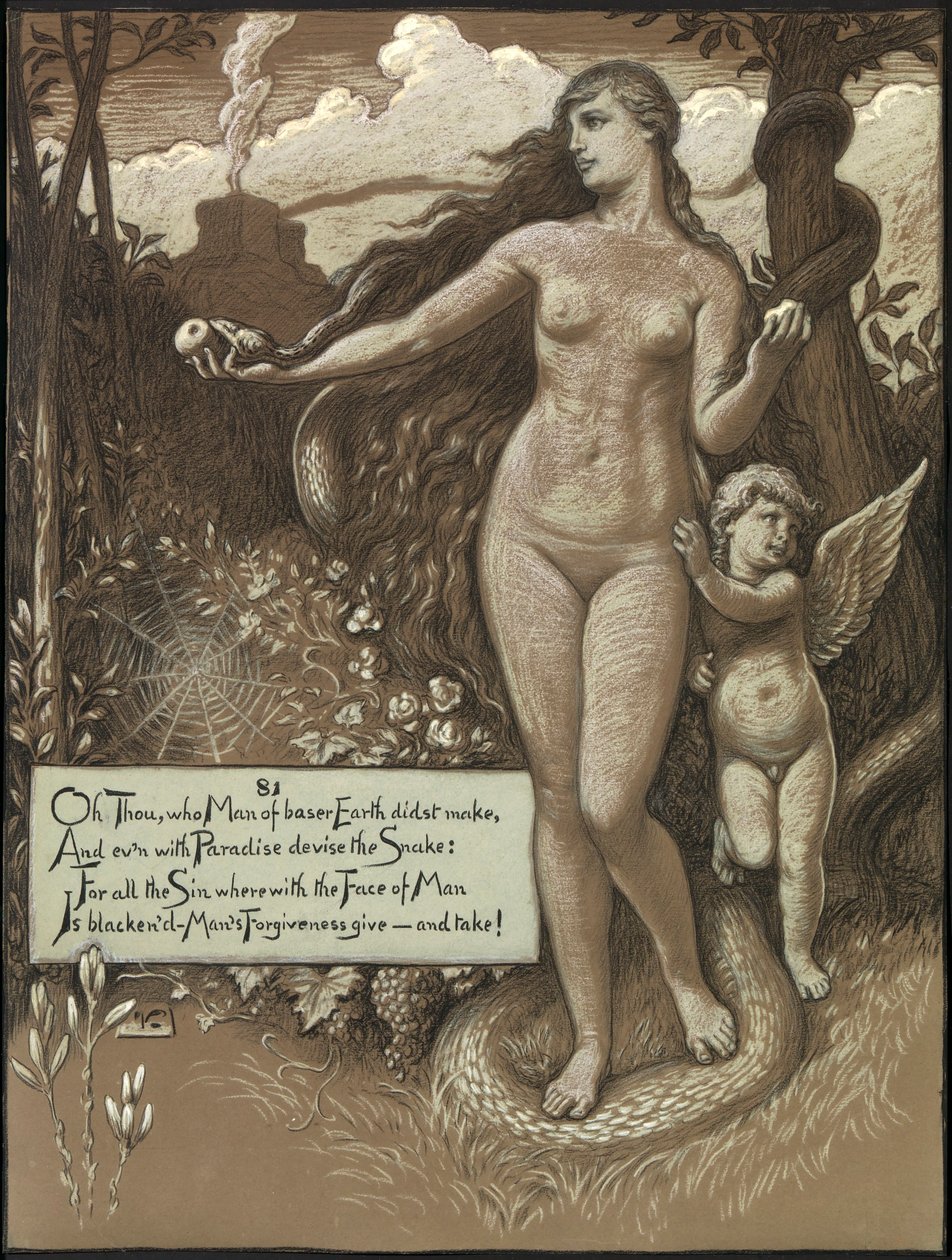 (Illustration til Rubáiyát af Omar Khayyám) I begyndelsen af Elihu Vedder