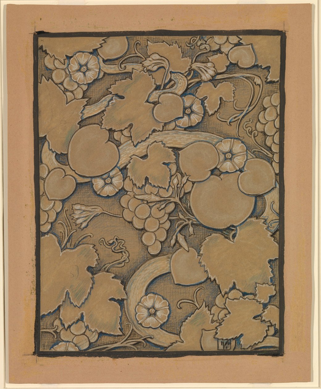 (Illustration til Rubáiyát af Omar Khayyám) Lining Paper af Elihu Vedder